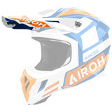 Visière Casque Airoh Aviator ACE 2 Sake Orange/Blanc/Bleu