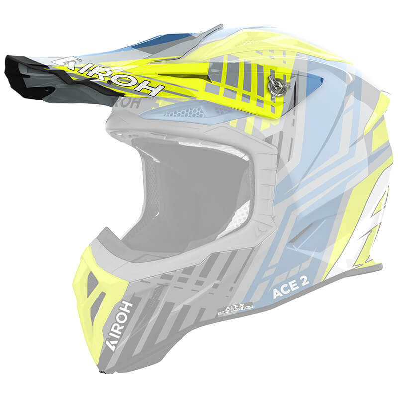 Visière Casque Airoh Aviator ACE 2 Proud Jaune/Gris