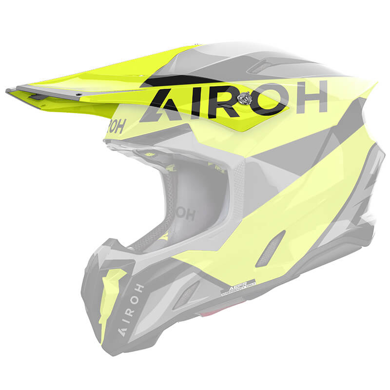 Visière Casque Airoh Aviator Twist 3 King Jaune Fluo