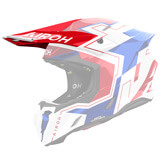 Visière Casque Airoh Aviator Twist 3 Dizzy Bleu/Blanc/Rouge