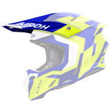 Visière Casque Airoh Aviator Twist 3 Dizzy Bleu/Jaune Fluo