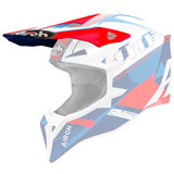 Visière Casque Airoh Aviator Wraaap Feel Bleu/Blanc/Rouge
