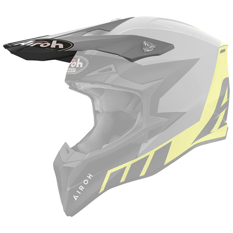 Visière Casque Airoh Aviator Wraaap Reloaded Jaune Fluo/Gris