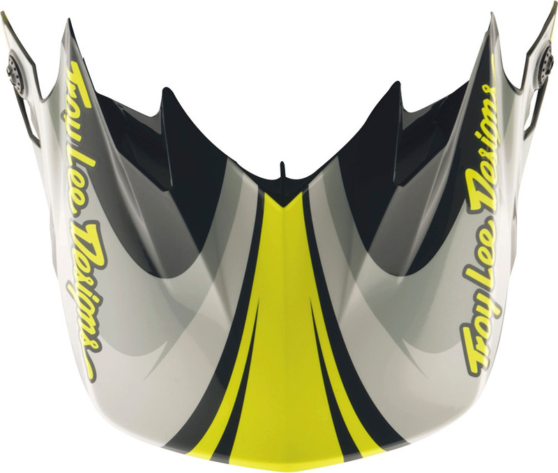 Visière Casque Troy Lee Designs GP Pro Crossover Jaune Fluo