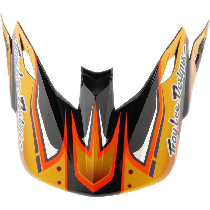 Visière Casque Troy Lee Designs SE5 Carbon Crest Gold