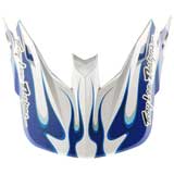 Visière Casque Troy Lee Designs SE5 Composite Torched Bleu