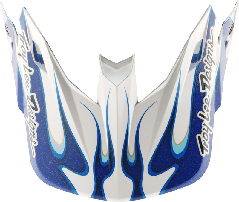 Visière Casque Troy Lee Designs SE5 Composite Torched Bleu