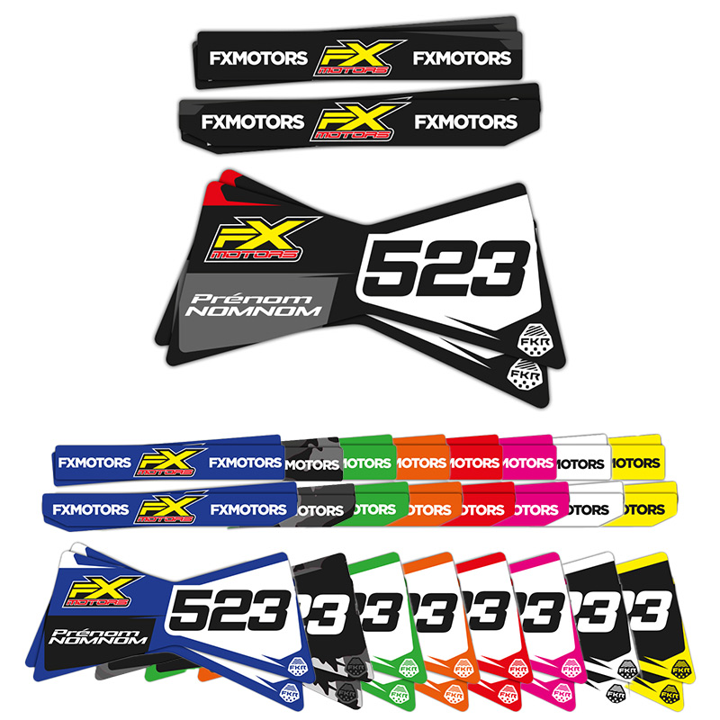 * Stickers Perso Trépied Motocross FKR *