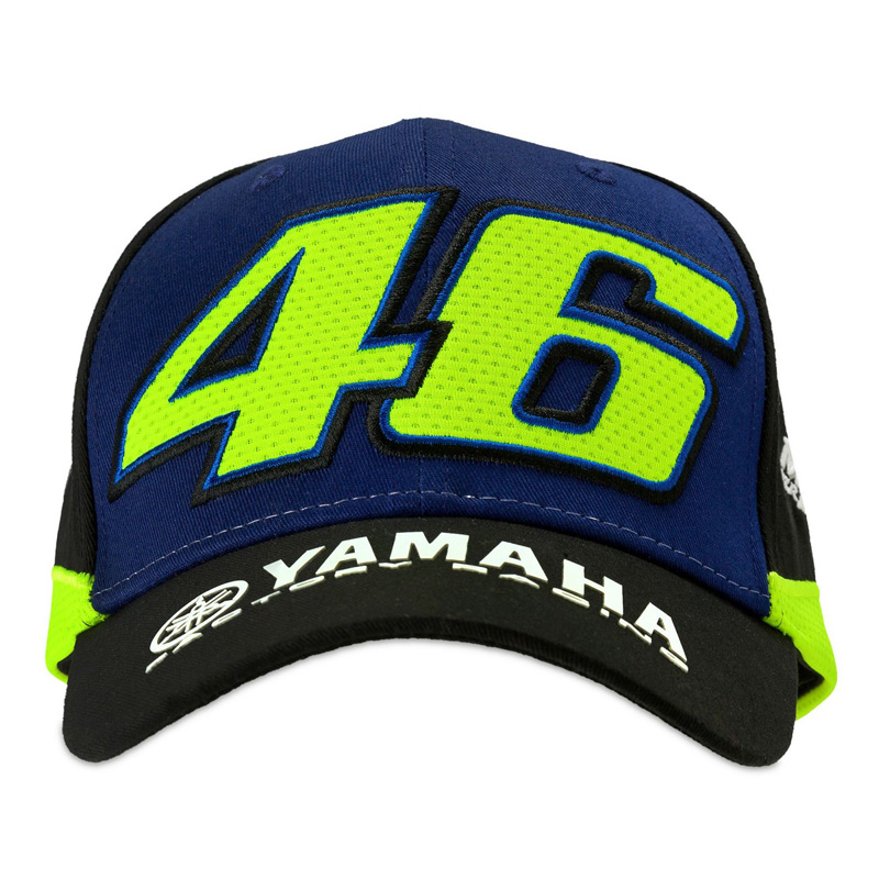 Bonnet Valentino Rossi « The Doctor » – Bleu, Taille Unique – Pour Fan De MotoGP