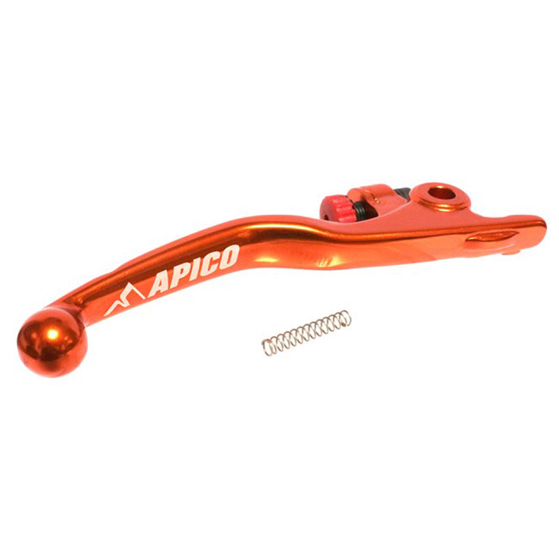 Levier De Frein Avid V-Brake Rouge Rétro - Pour Vélo Canti, Poli Anodisé