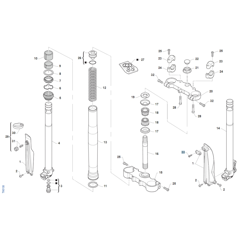 FOURCHE TM 85 MX JUNIOR 2015-2019