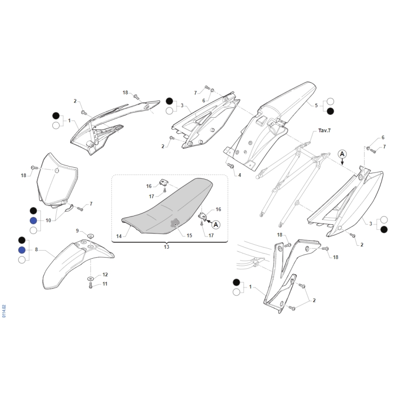 PLASTIQUES TM 85 SMX JUNIOR 2022