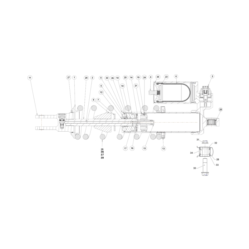 AMORTISSEUR TM 85 SMX JUNIOR 2016-2024