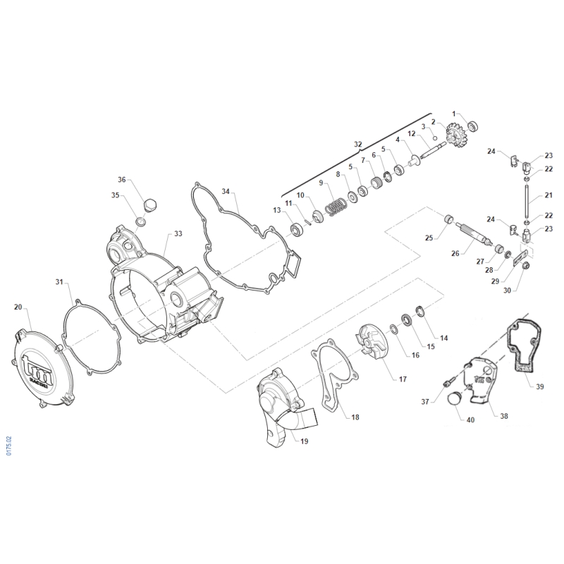 CARTER EMBRAYAGE TM 85 SMX 2022-2024