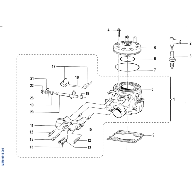 CYLINDRE TM 300 MX 2008