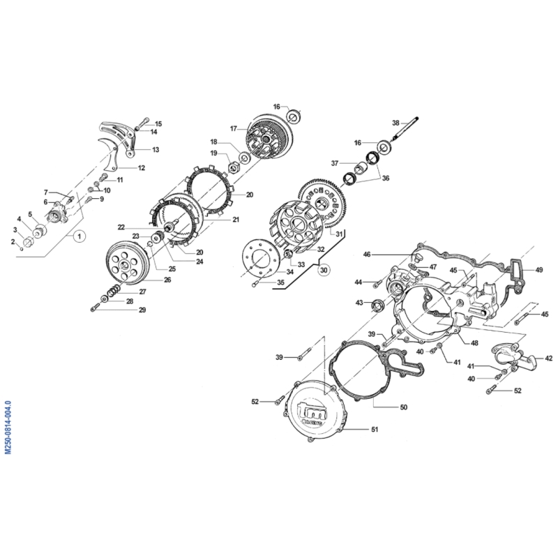 EMBRAYAGE TM 300 MX 2008