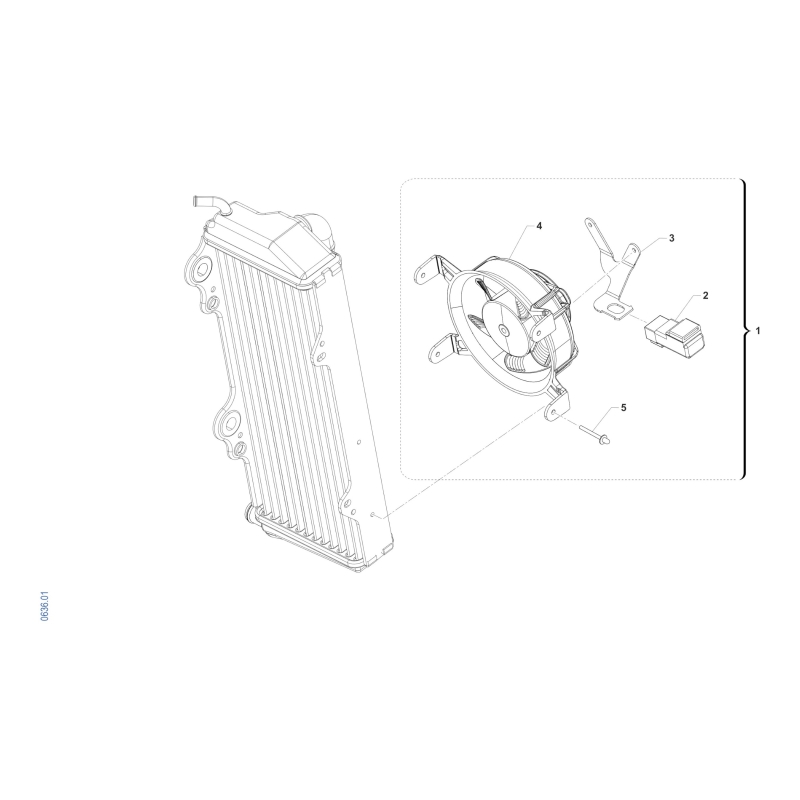 KIT VENTILATEUR TM 250 MX 2T 2025