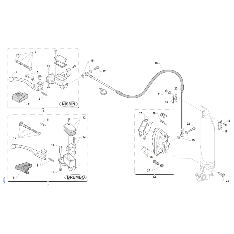FREIN AV TM 300 MX 2018