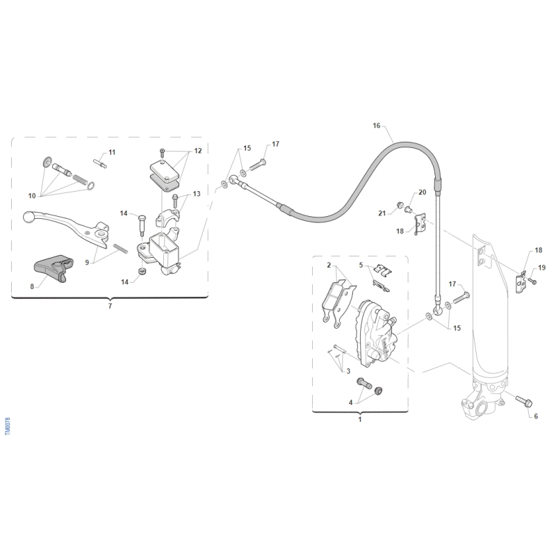 FREIN AV TM 300 MX 2019