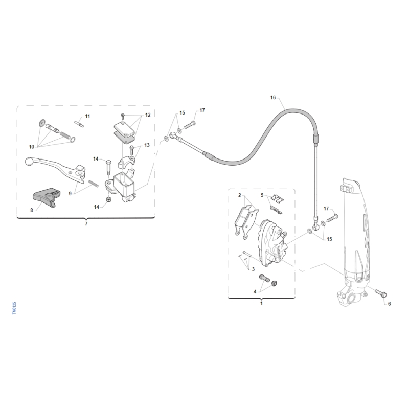 FREIN AV TM 300 MX 2020-2021
