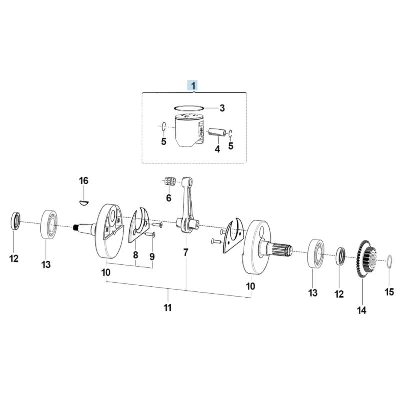 EMBIELLAGE TM 300 MX 2019