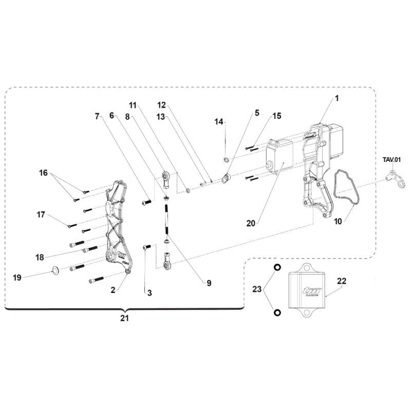 COMMANDE VALVE TM 300 MX 2019-2024