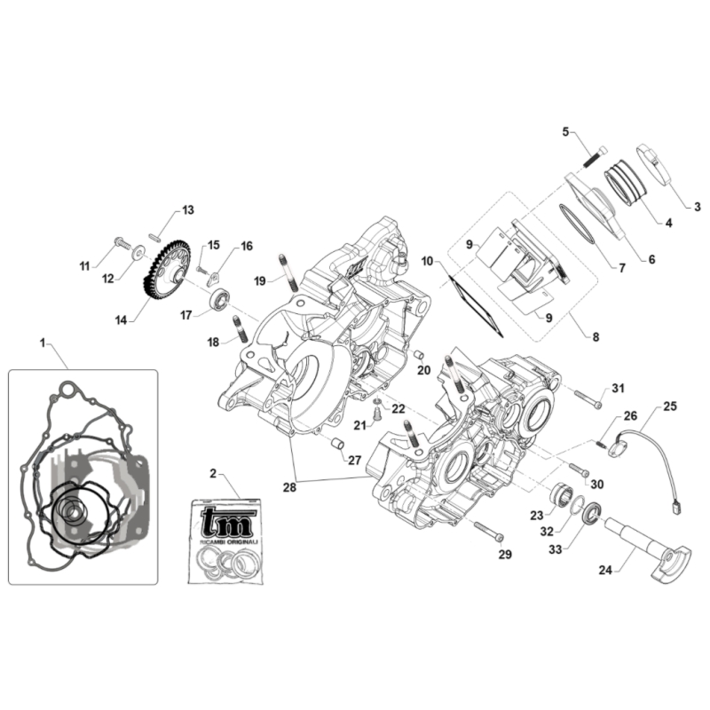 CARTER MOTEUR TM 300 MX 2019