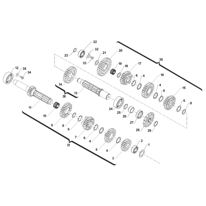 BOITE DE VITESSE TM 300 MX 2020-2021