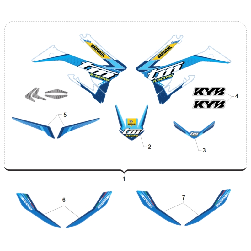 KIT DECO TM 300 MX 2020