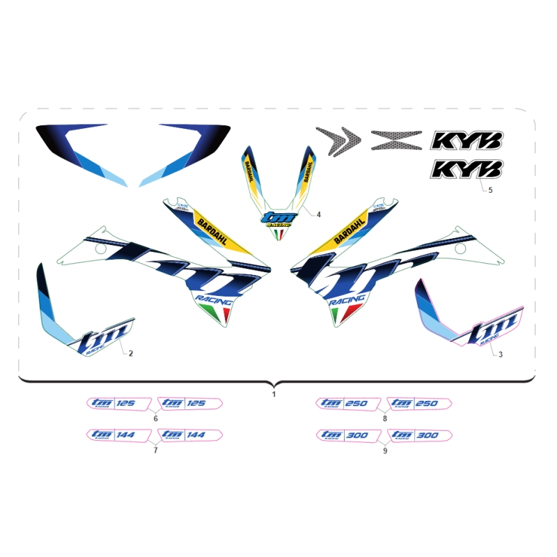 KIT DECO TM 300 MX 2021
