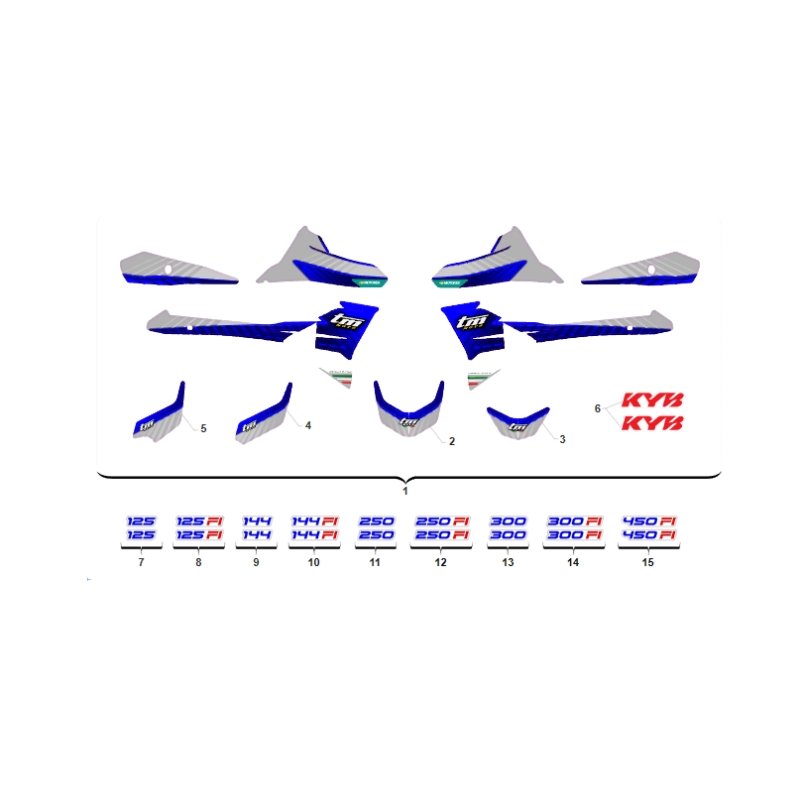 KIT DECO TM 125 EN FI 2T 2024