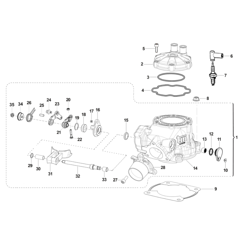 CYLINDRE TM 125 EN FI 2T 2025