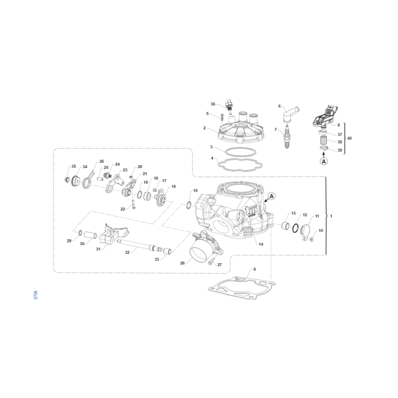 CYLINDRE TM 125 EN FI 2T 2022-2023