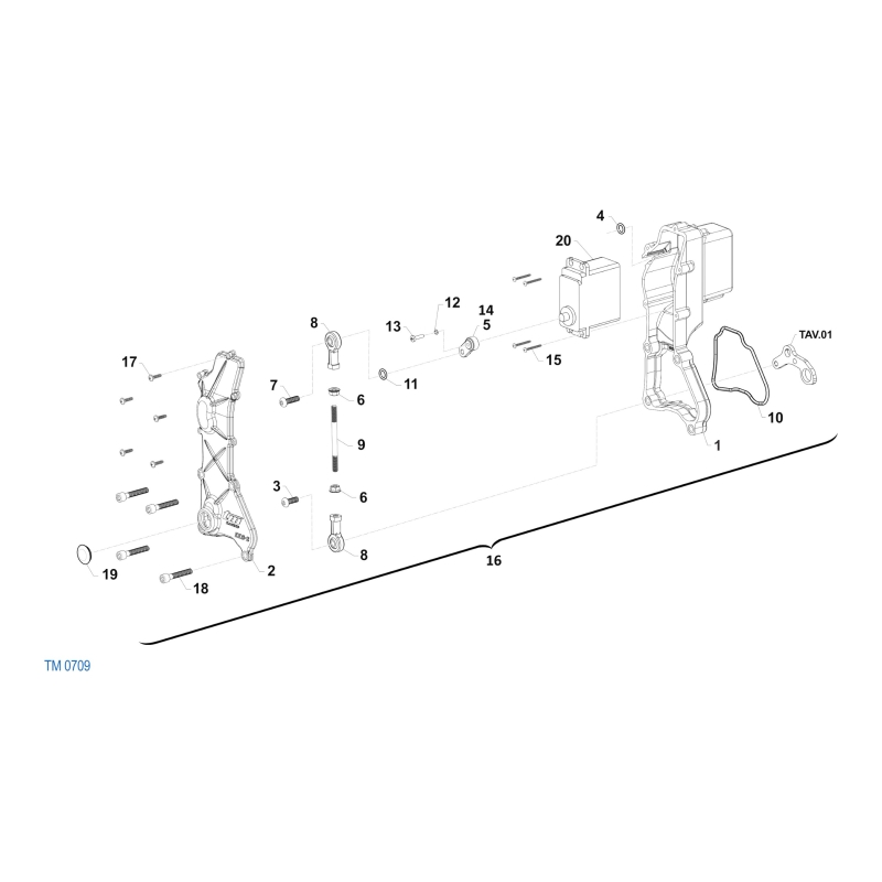 VALVE ECHAPPEMENT TM 300 MX FI 2025