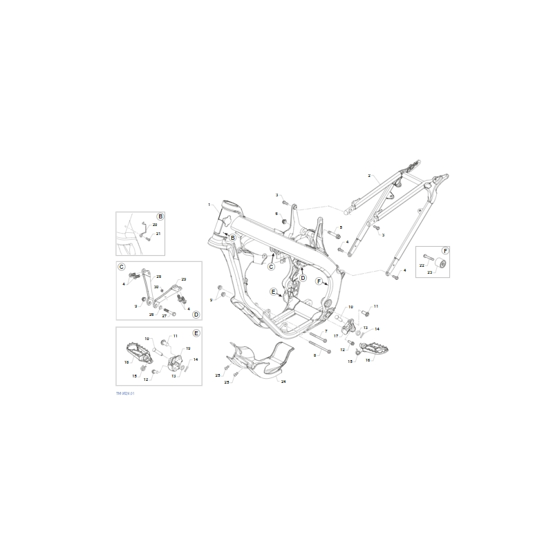 CHASSIS TM 144 MX 2022-2024