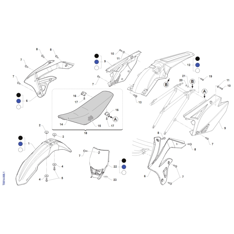 PLASTIQUES TM 144 MX 2011-2012