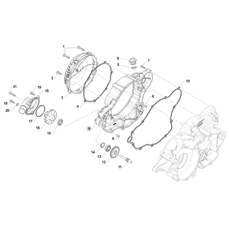 CARTER EMBRAYAGE TM 300 EN 2019