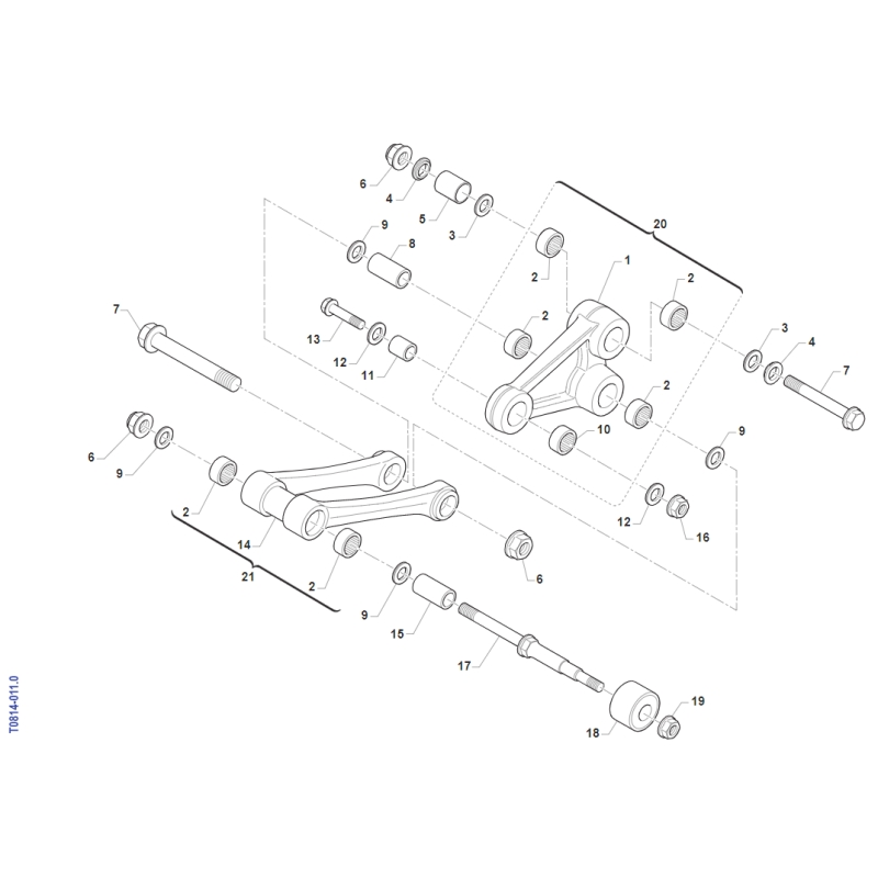 BIELLETTES TM 144 MX 2008-2014