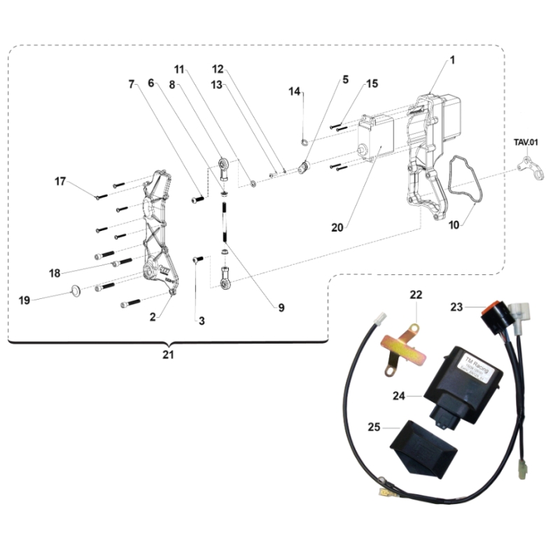 COMMANDE VALVES TM 144 MX 2021
