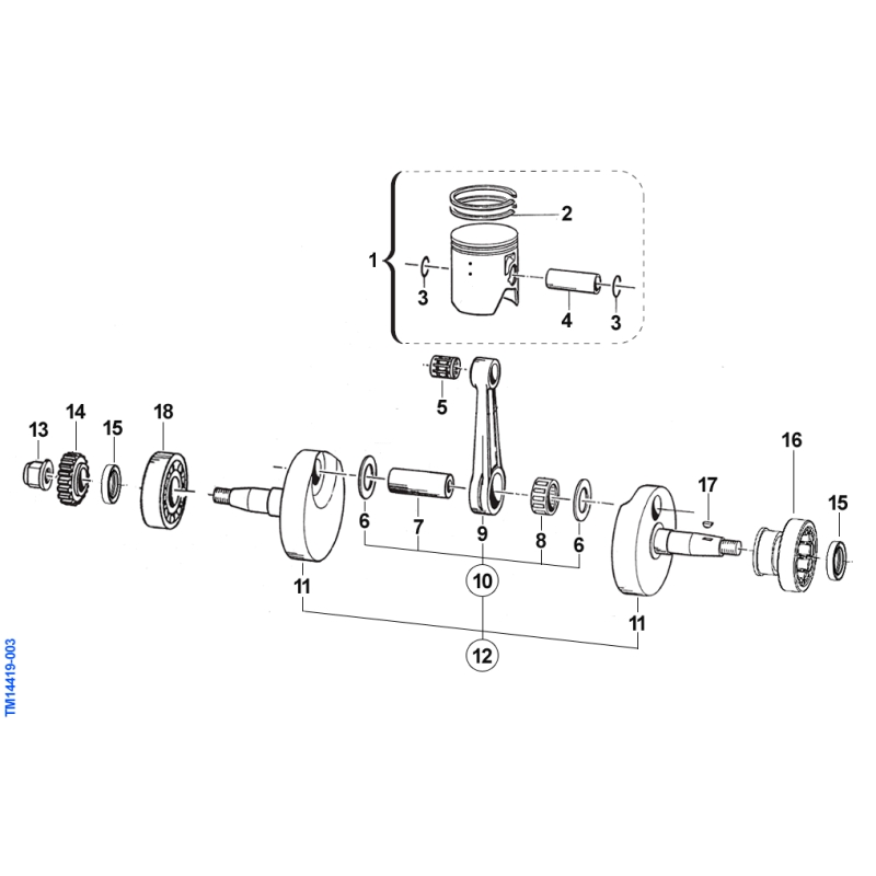 EMBIELLAGE TM 144 MX 2021-2024