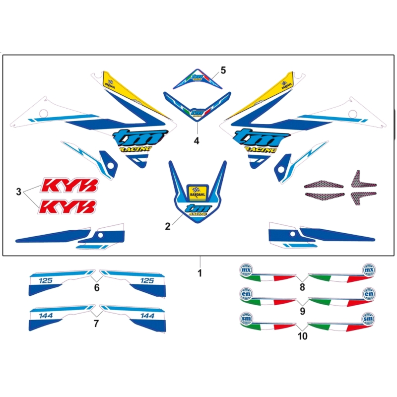 KIT DECO TM 144 MX 2019