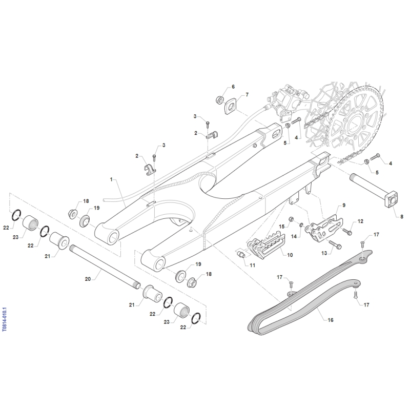 BRAS OSCILLANT TM 125 EN 2T 2011-2014