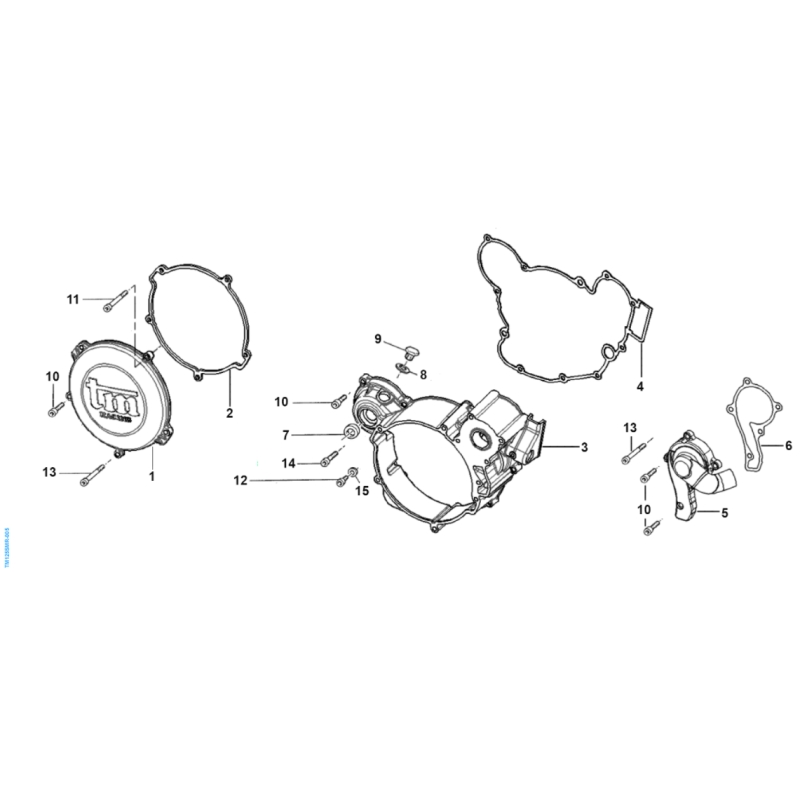 CARTER EMBRAYAGE TM 125 EN 2T 2008-2011