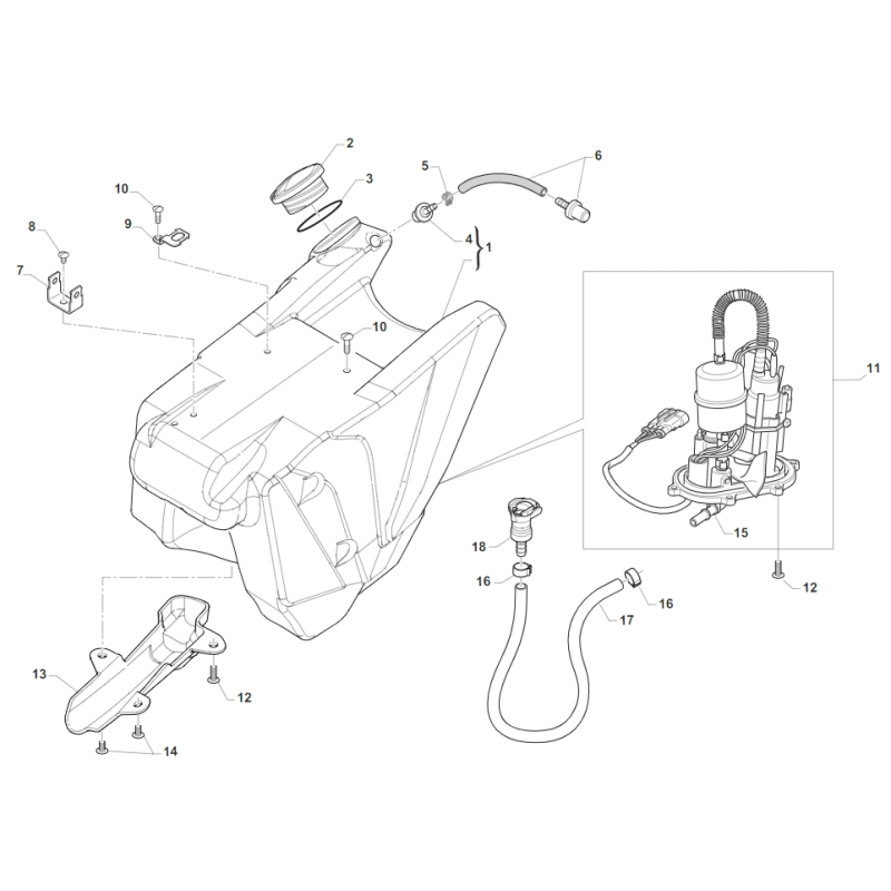 RESERVOIR TM 250 EN FI TWIN 4T 2019