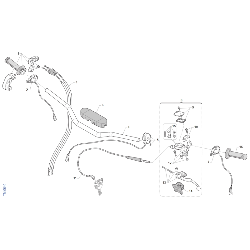 GUIDON TM 250 MX FI 4T 2022-2024