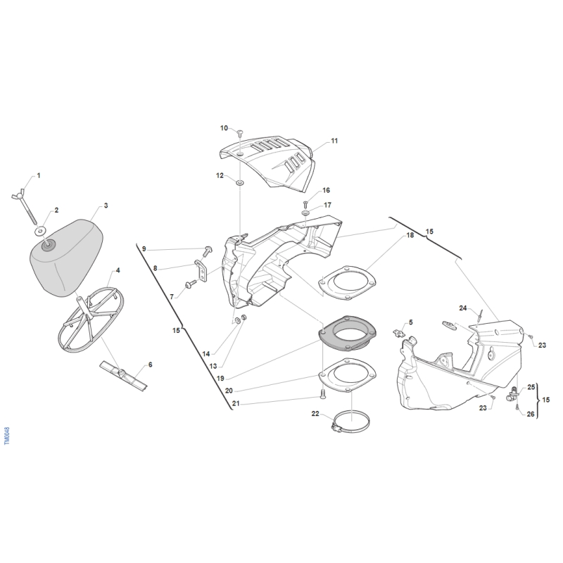 FILTRE A AIR TM 250 MX FI 4T 2015-2017