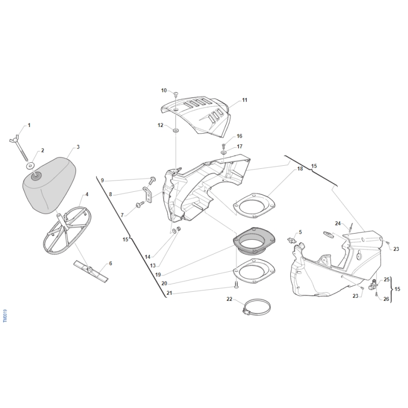 FILTRE A AIR TM 250 MX FI 4T 2019-2021