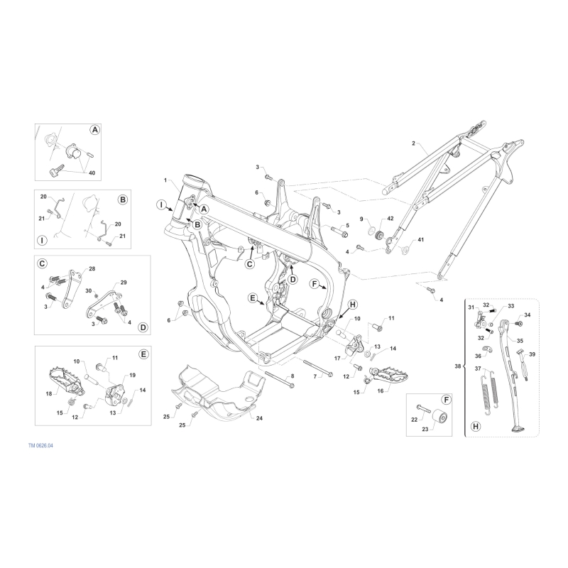 CADRE TM 250 MX FI 4T 2025