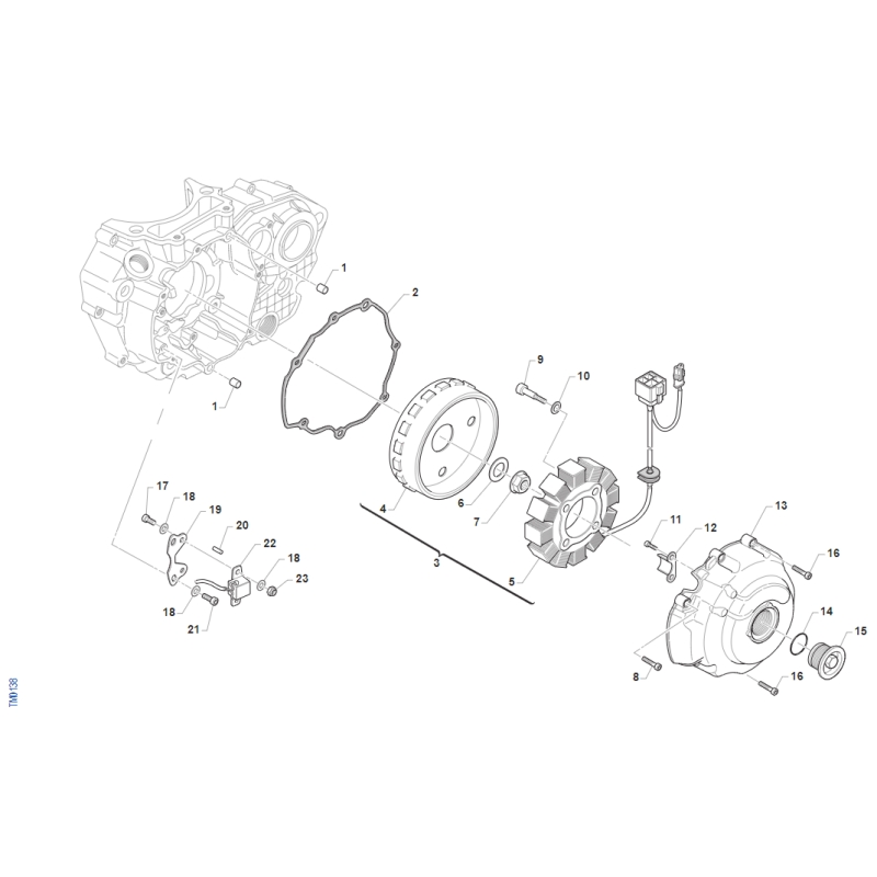 ALLUMAGE KICK TM 530 MX FI 4T 2015-2021