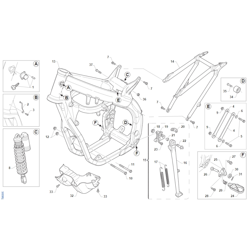 CHASSIS TM 125 SMR 2T 2019